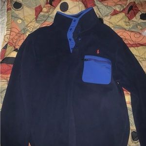 *BRAND NEW* Polo Ralph Lauren High Tech Fleece Jacket Navy Blue/Red